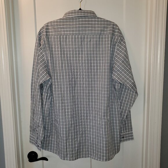 Varsity OSU Ohio State Buckeyes Long Sleeve Dress Shirt Shirt Men’s Large Plaid - Picture 5 of 5